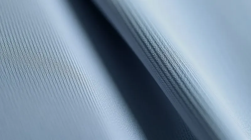 A close-up, photorealistic macro shot of two distinct high-stretch activewear fabrics. One fabric shows a tight, smooth, almost invisible knit structure, while the other displays a slightly looser, more visible weave with some fine fibers standing proud. Both are in muted, professional activewear colors. Professional photography, 8K, cinematic lighting, sharp focus, depth of field, shot on a high-end DSLR, illustrating fabric quality differences.